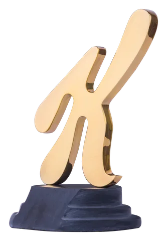 Kellogg’s K in 24-karat gold